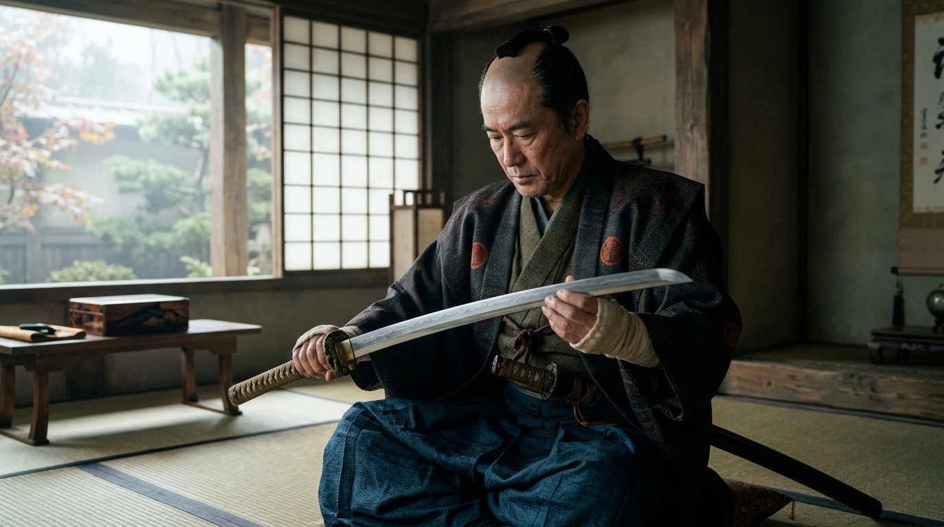 Katana - The Soul of the Samurai - Shogun (2024) style cinematic historical scene