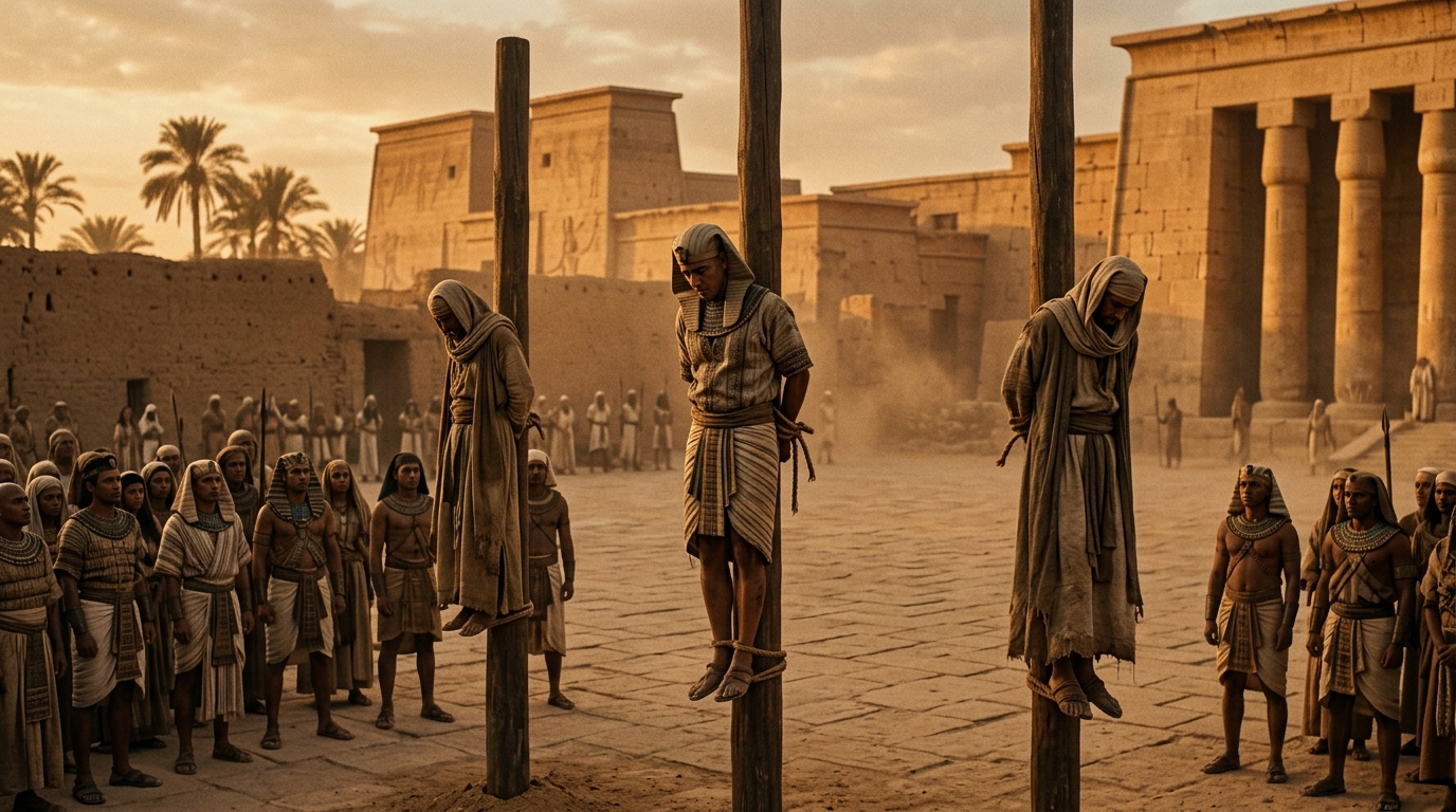 Impalement: Three Days of Agony for Treason - Apocalypto (2006) style cinematic historical scene