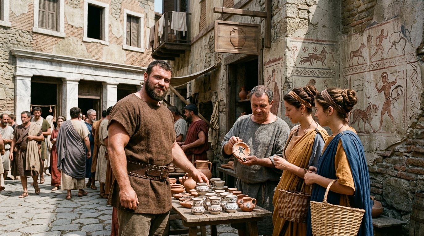 Gladiators Were Ancient Rome's First Celebrity Endorsers and Sex Symbols - HBO Rome (2005-2007) style cinematic historical...