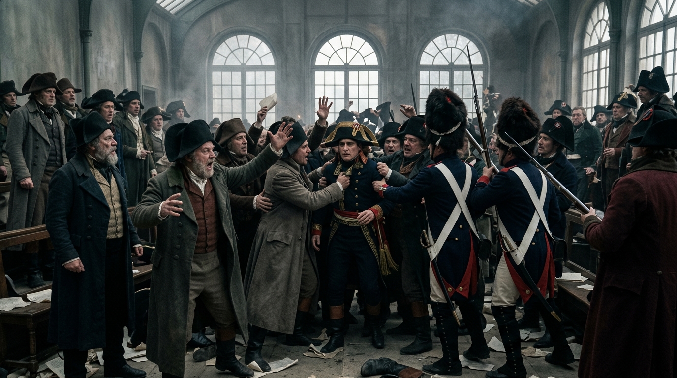 The 18 Brumaire Coup Was Anything But Smooth - 1917 (2019) style cinematic historical scene