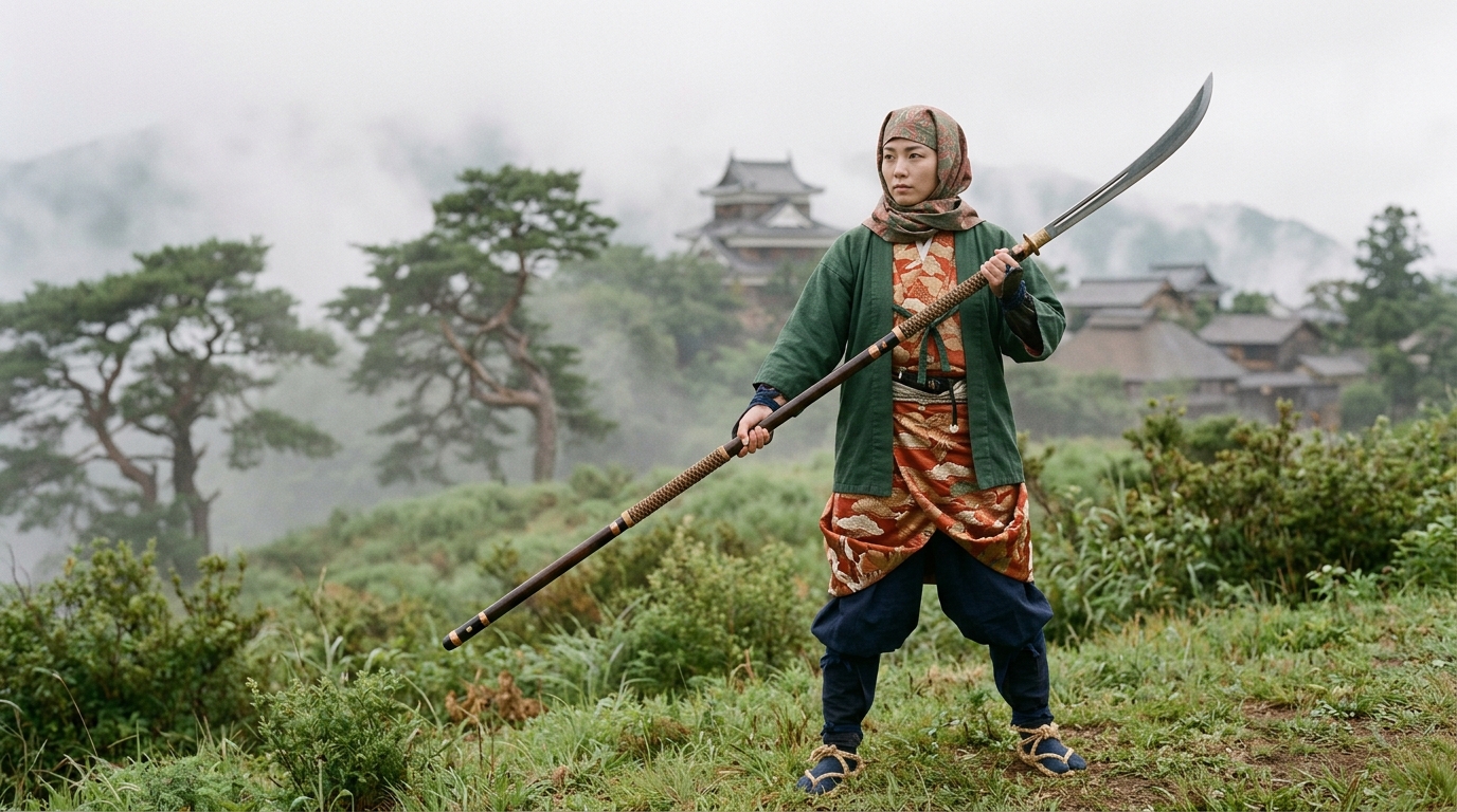 Naginata - The Polearm of Choice - Shogun (2024) style cinematic historical scene