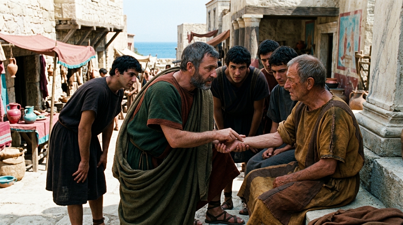 Praxagoras of Kos: The Physician Who Discovered the Pulse's Diagnostic Power - Historical illustration