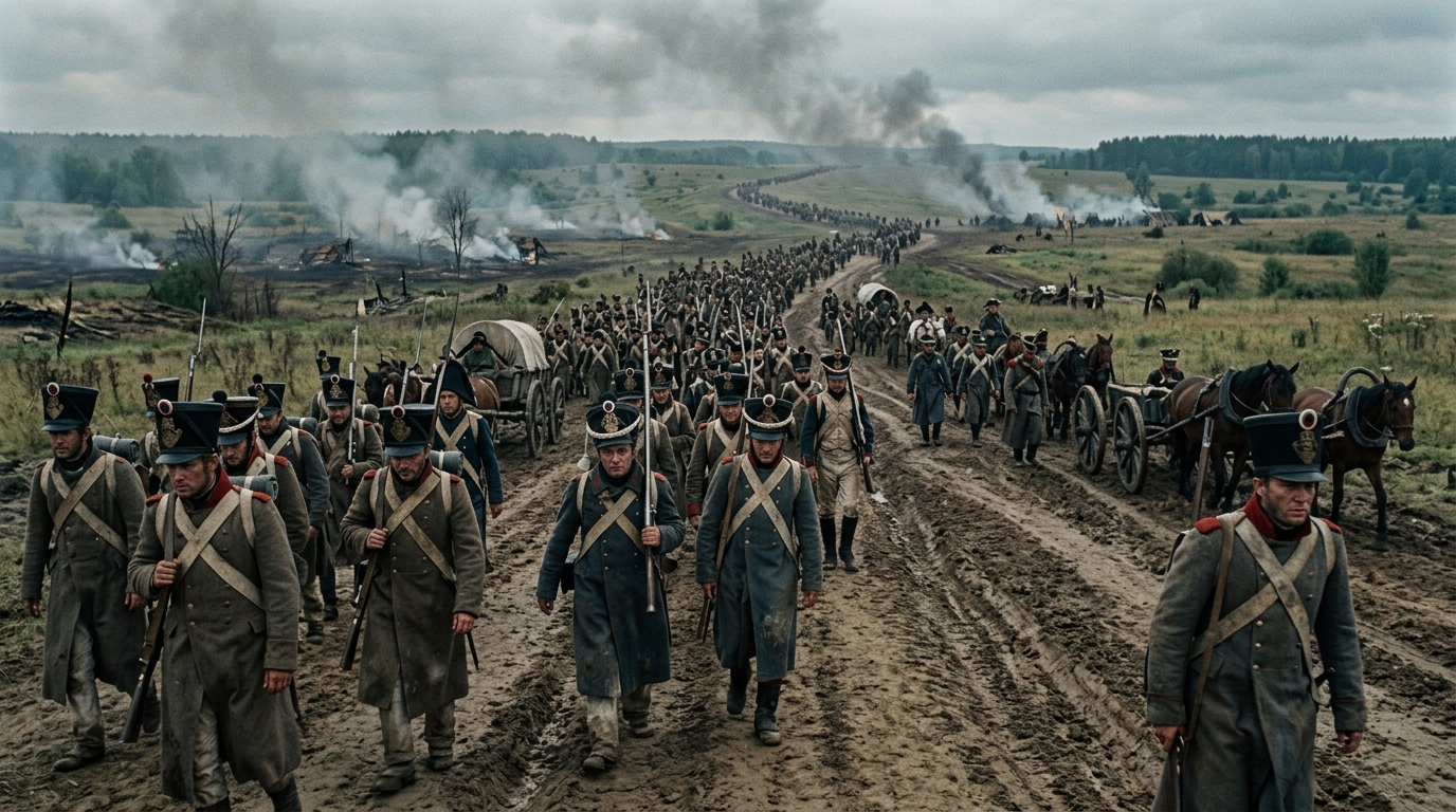 Russia Wasn't Lost to Winter—It Was Lost to Arrogance - 1917 (2019) style cinematic historical scene