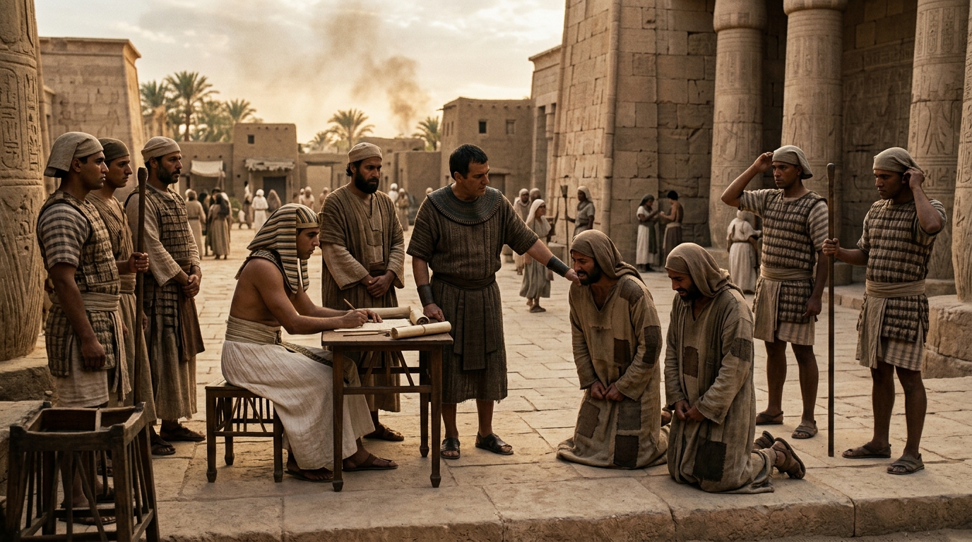 Ear Mutilation: Silencing False Witnesses Forever - Apocalypto (2006) style cinematic historical scene