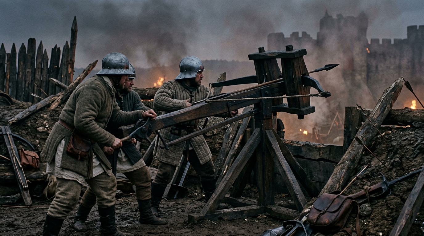 Siege Crossbow: The Sniper Rifle of Medieval Warfare - 1917, Saving Private Ryan style cinematic historical scene