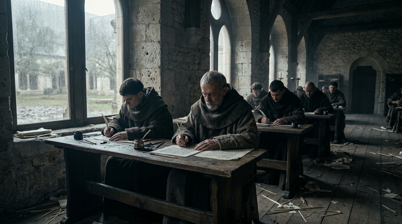 Tours: The Monastery That Standardized Medieval Knowledge - Historical illustration