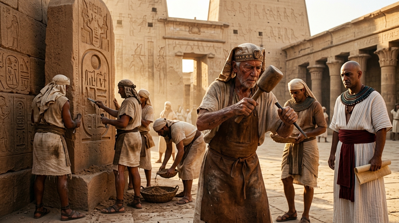 Damnatio Memoriae: Erasing Existence From History - Apocalypto (2006) style cinematic historical scene