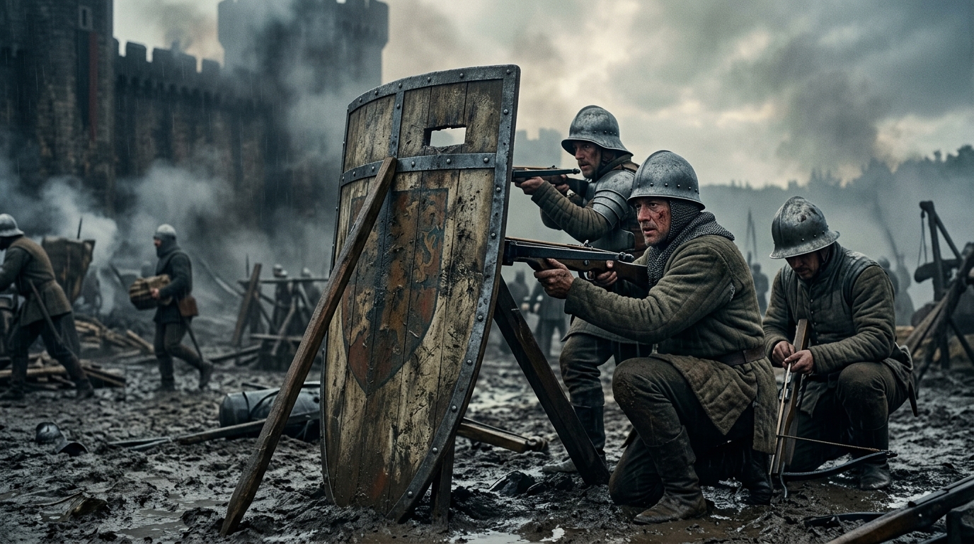 The Pavise - The Shield That Changed Sieges - The King (2019), Kingdom of Heaven style cinematic historical scene