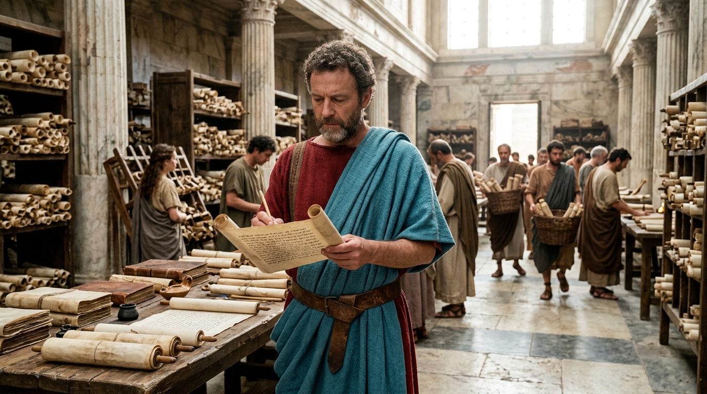 Oribasius of Pergamon: The Medical Librarian Who Saved Ancient Wisdom - Historical illustration